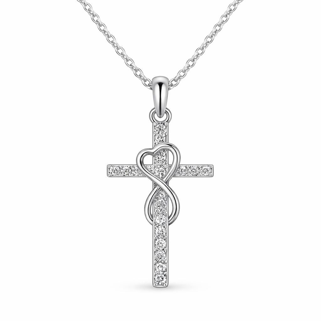 Loved for Eternity Necklace (Silver)