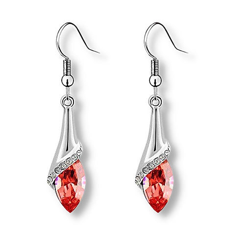 Crimson Flood Earrings