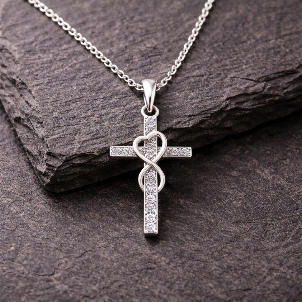 Loved for Eternity Necklace (Silver)