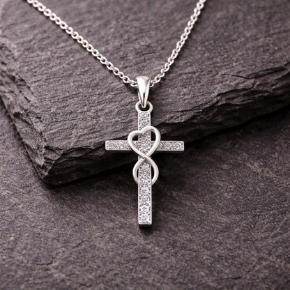 Loved for Eternity Necklace (Silver)