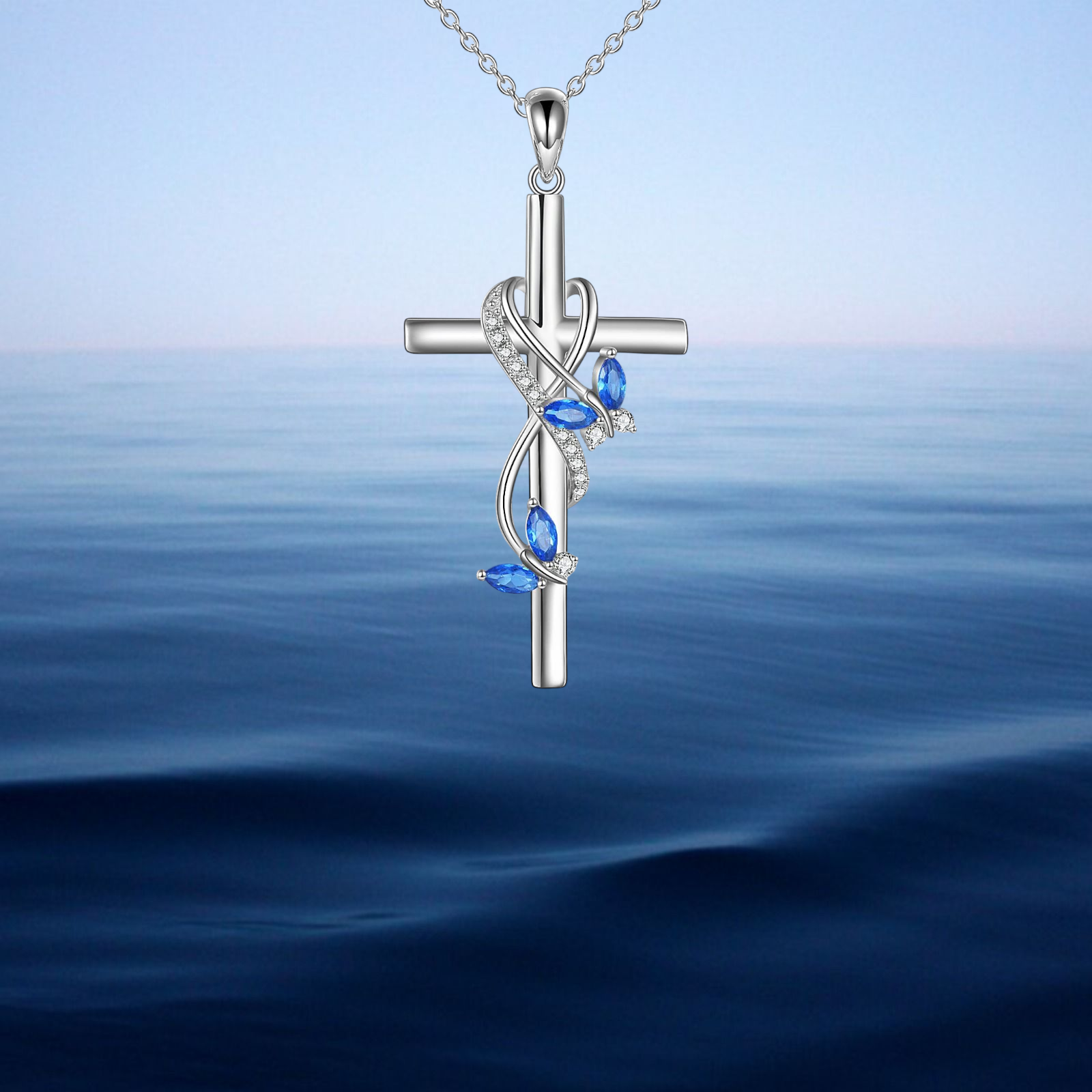 Eternal Love Cross Necklace