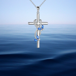 Load image into Gallery viewer, Eternal Love Cross Necklace
