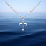 Load image into Gallery viewer, Hollow Cross Necklace
