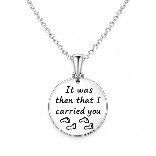 Footprints Necklace