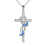 Load image into Gallery viewer, Eternal Love Cross Necklace
