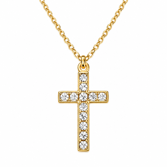 Gracefully Broken Necklace (Gold)