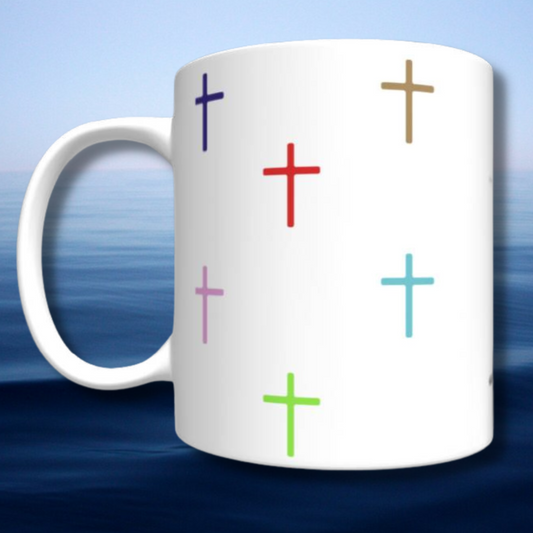 Colourful Cross Mug