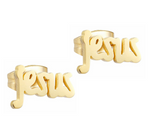 Load image into Gallery viewer, Jesus Stud Earrings (Gold)
