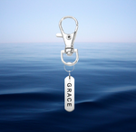Load image into Gallery viewer, Grace Tag Keyring
