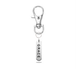 Load image into Gallery viewer, Grace Tag Keyring
