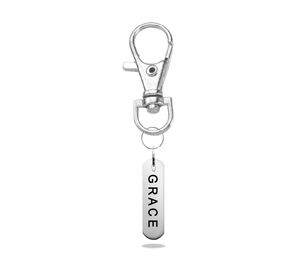 Grace Tag Keyring