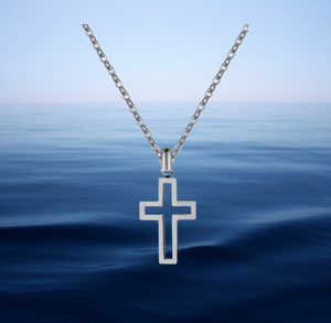 Hollow Cross Necklace