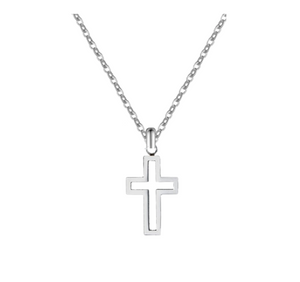 Hollow Cross Necklace