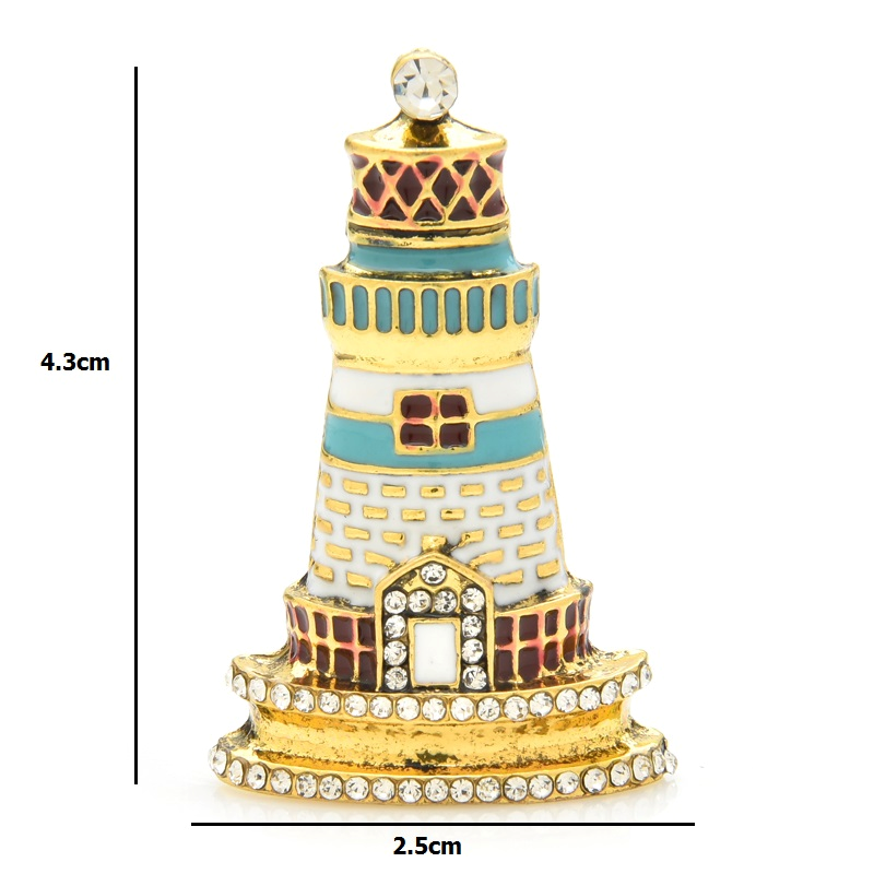 Lighthouse Brooch