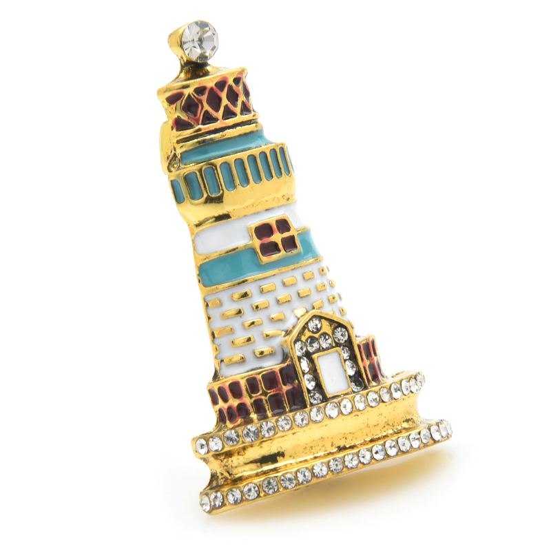 Lighthouse Brooch