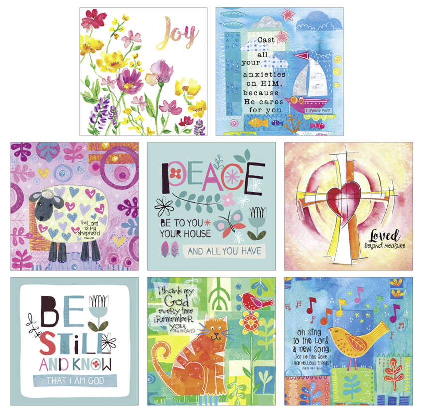 Christian themed Greeting Card Notelet (Choice of design)