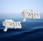 Load image into Gallery viewer, Jesus Stud Earrings (Silver)
