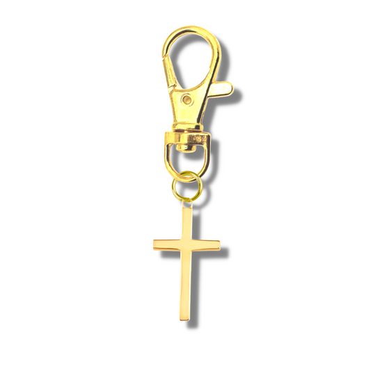 Golden Cross Keyring