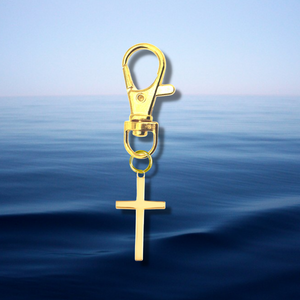 Golden Cross Keyring