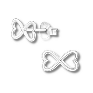 Sterling Silver Entwined Earrings