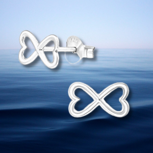 Sterling Silver Entwined Earrings