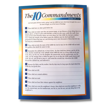 The 10 Commandments Photo Frame Card