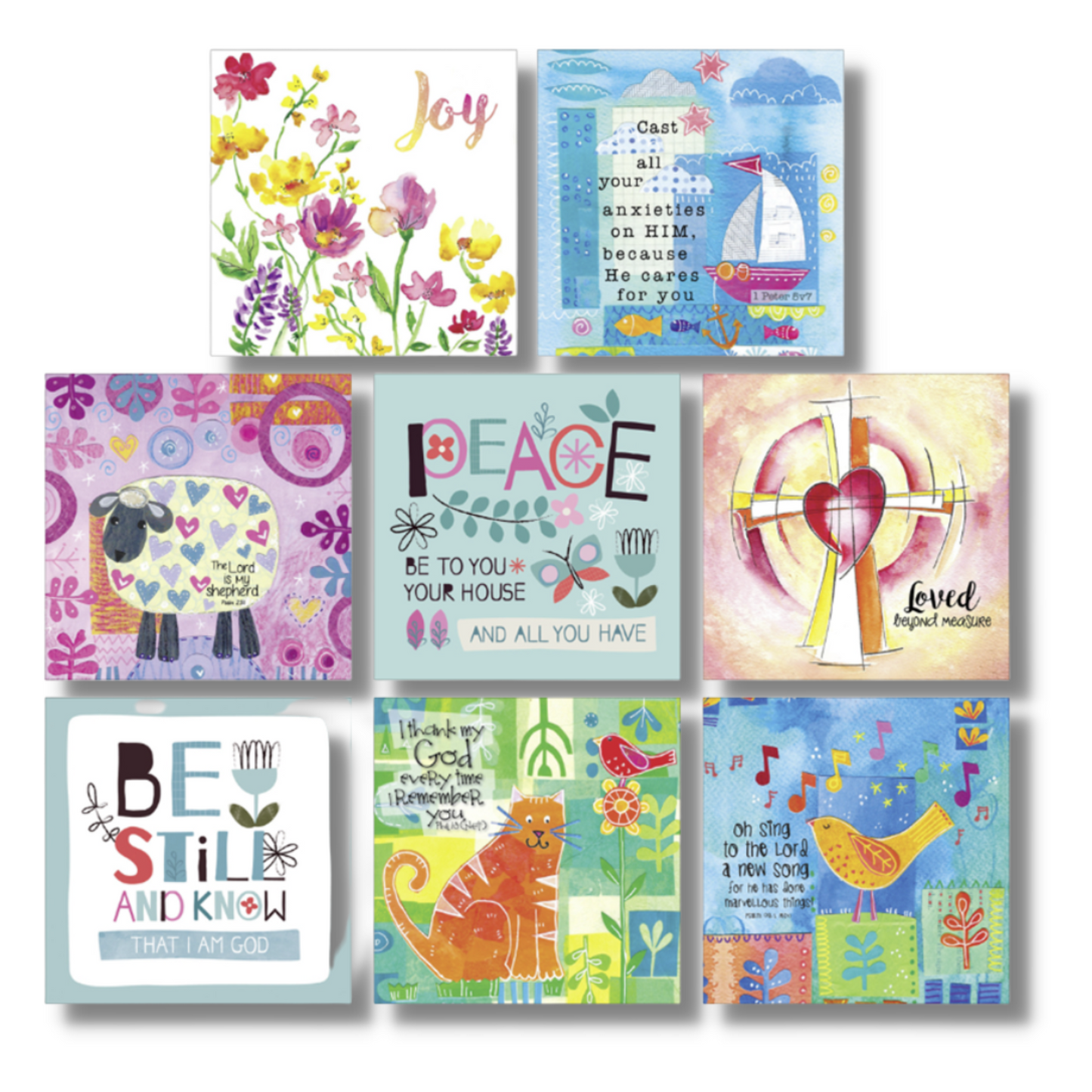 Christian themed Greeting Card Notelet (Choice of design)