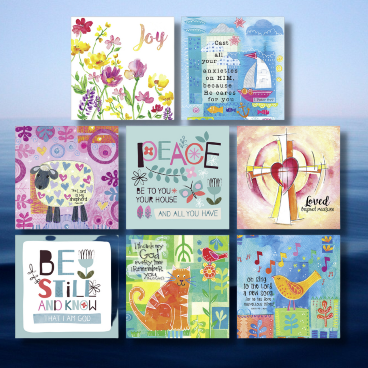 Christian themed Greeting Card Notelet (Choice of design)