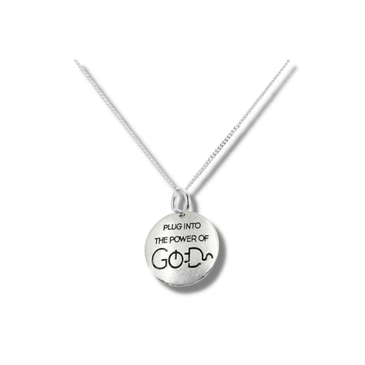 Plug into God Necklace