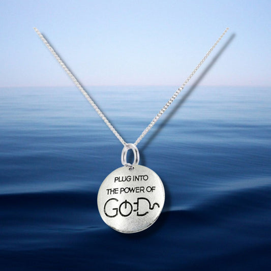 Plug into God Necklace