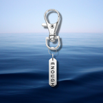 Load image into Gallery viewer, Enough Tag Keyring
