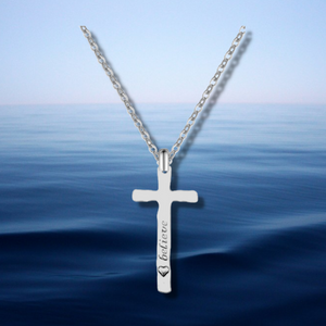 Faith and Believe Cross Necklace