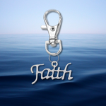 Load image into Gallery viewer, Faith Keyring
