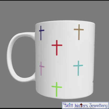 Colourful Cross Mug