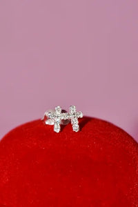 Sterling Silver Cross of Love Earrings