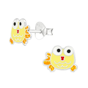 Sterling Silver Little Fish Earrings