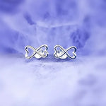 Load image into Gallery viewer, Sterling Silver Entwined Earrings
