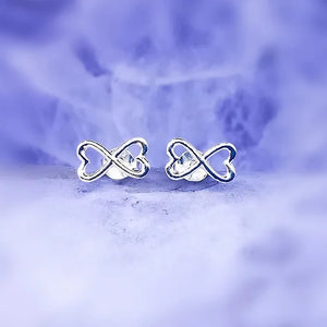 Sterling Silver Entwined Earrings